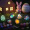 Glow-in-the-Dark Rock Painting Kit – Arts & Crafts DIY Set for Kids Ages 6-12, Includes Paints, Brushes, Stickers & Gems, Perfect Birthday or Holiday Gift